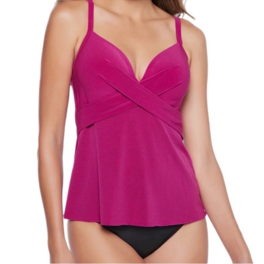 Miraclesuit x Soft Surroundings Rock Solid Allura Tankini NWT